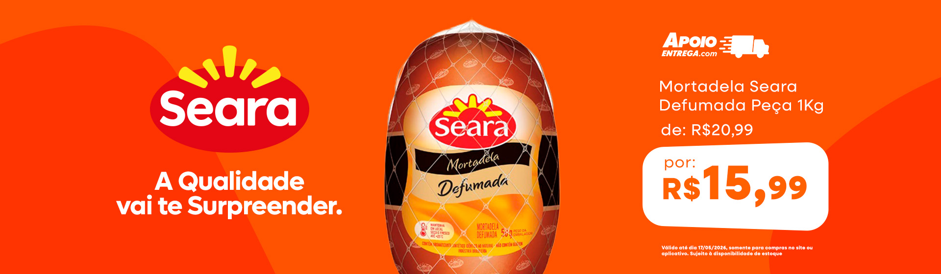 Seara até 17/05